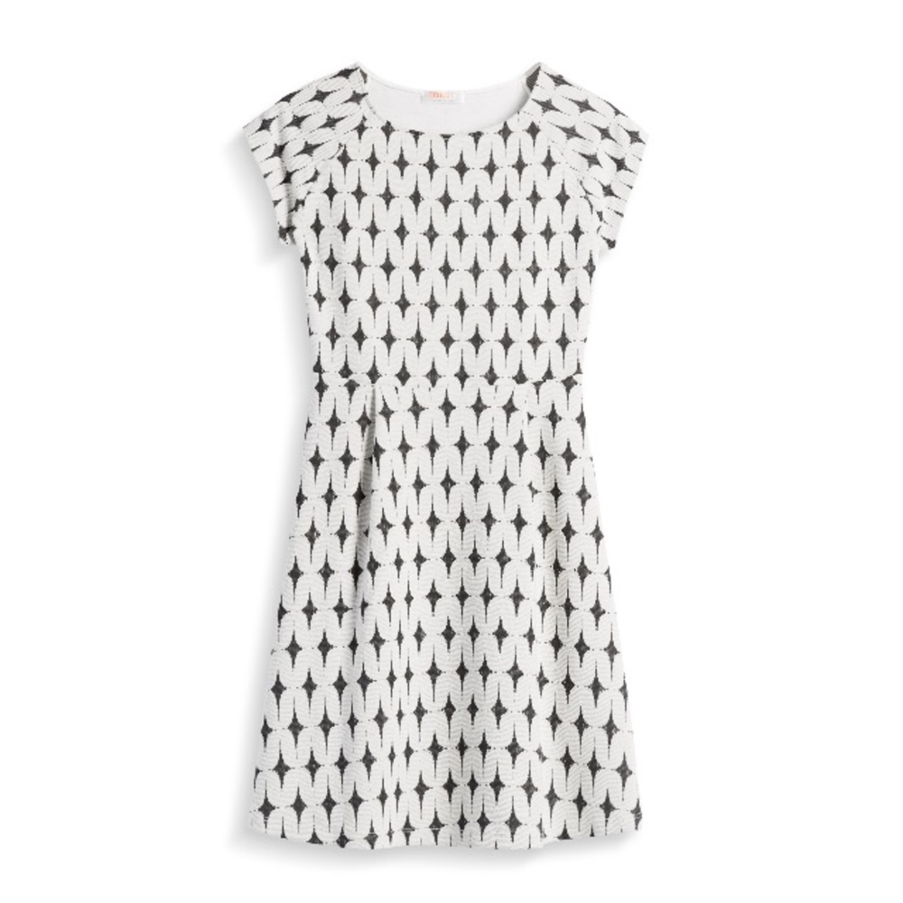 Renee C Addae textured knit fit& flare dress